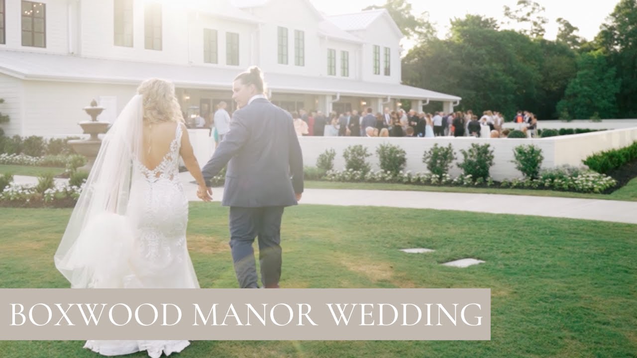 Boxwood Manor Venue Wedding Highlight YouTube