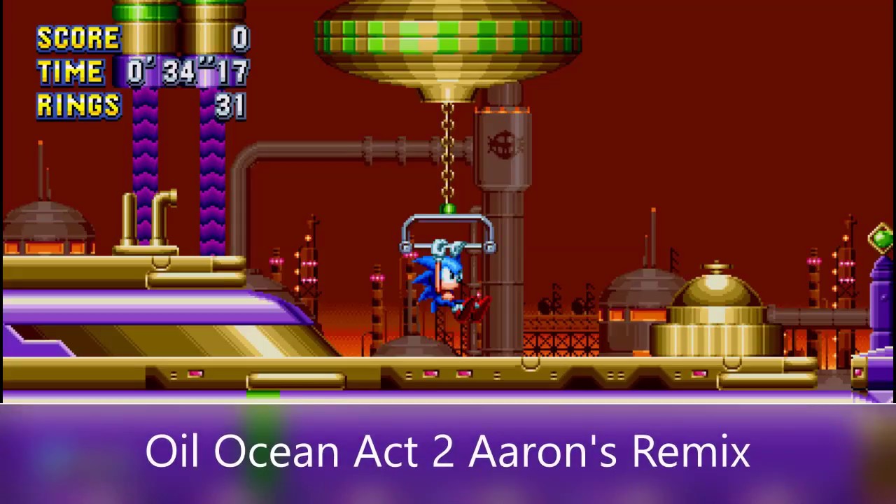 Oil Ocean Zone Act 2 Aaron's Remix (Sonic Mania) YouTube