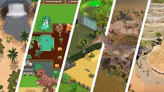 I built the same* Velociraptor habitat in 5 different games || JWE3, ZT2, PK and more