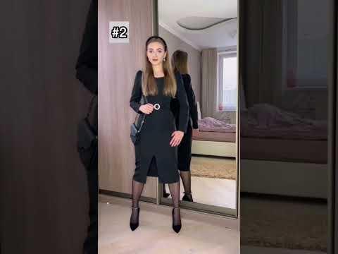 Какое чёрное платье выберете?)) #Тренд #Красота #мода #стиль #образ #платье #shorts #trend #style