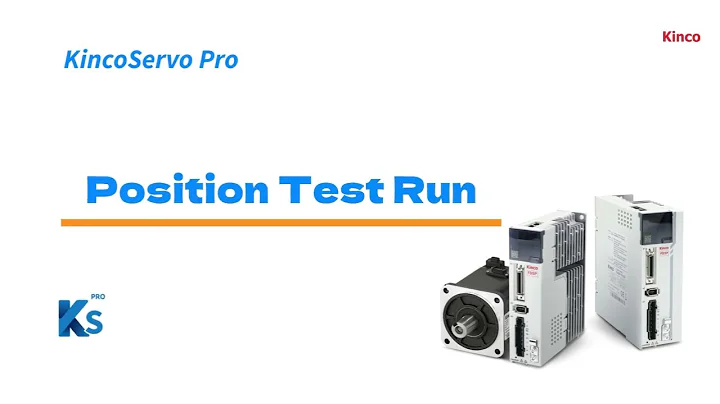 KincoServo Pro | Position Test Run (Jog)