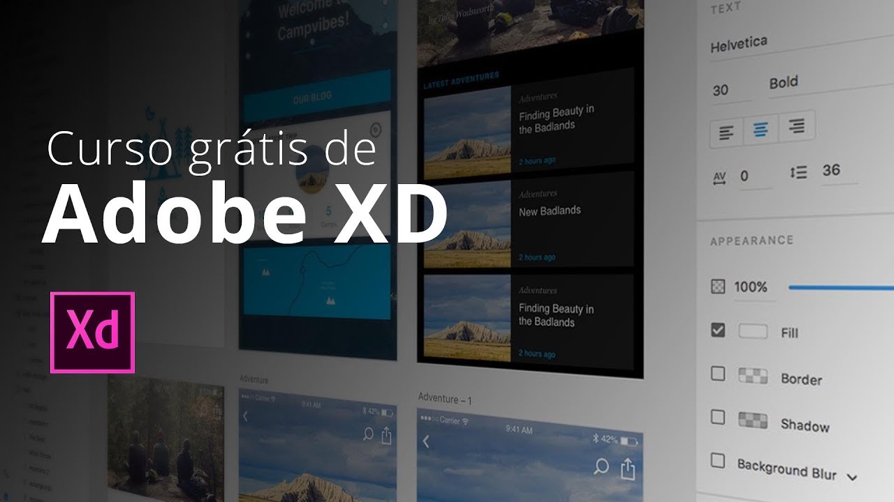 Curso grátis de Adobe XD YouTube