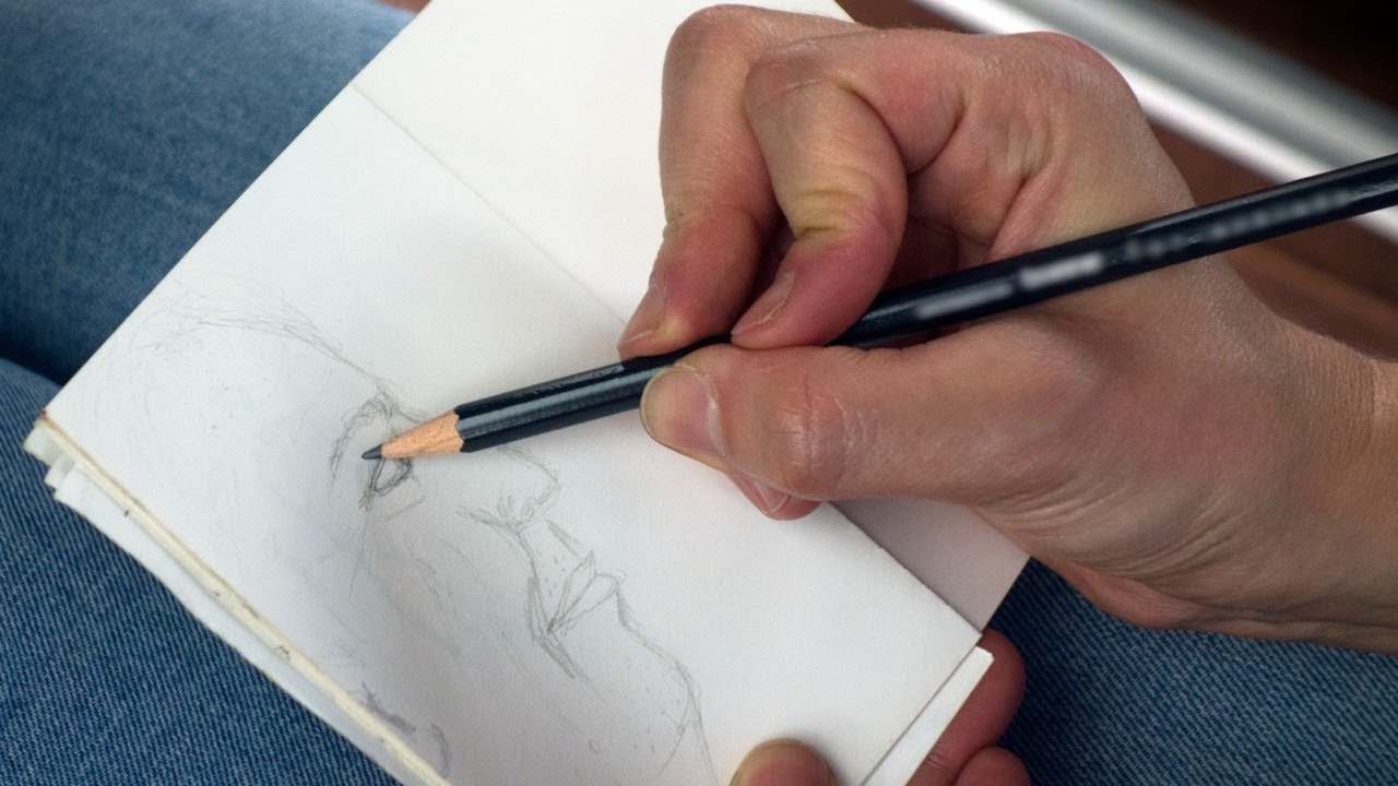 Airport artist goes viral with awkward gesture