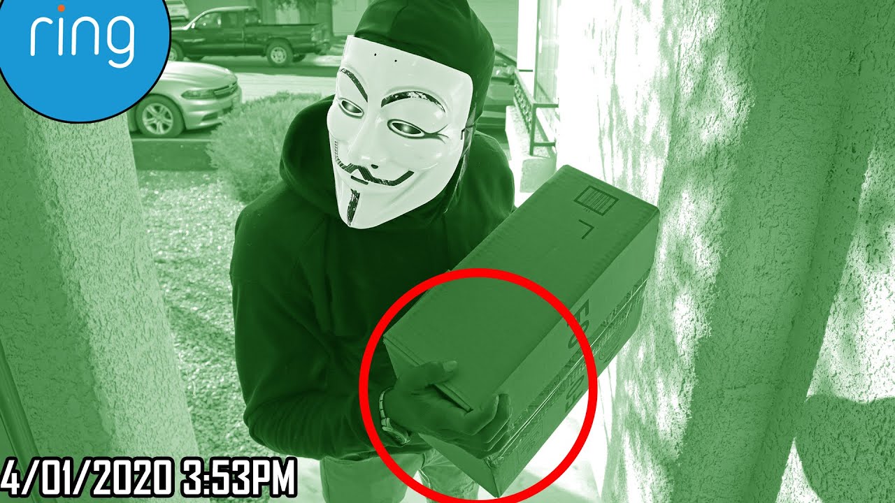 Ring Doorbell Camera CATCHES Anonymous Package Thief (Confrontation ...