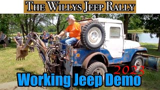 Working Jeep Demo Willy Jeep Rally 2023