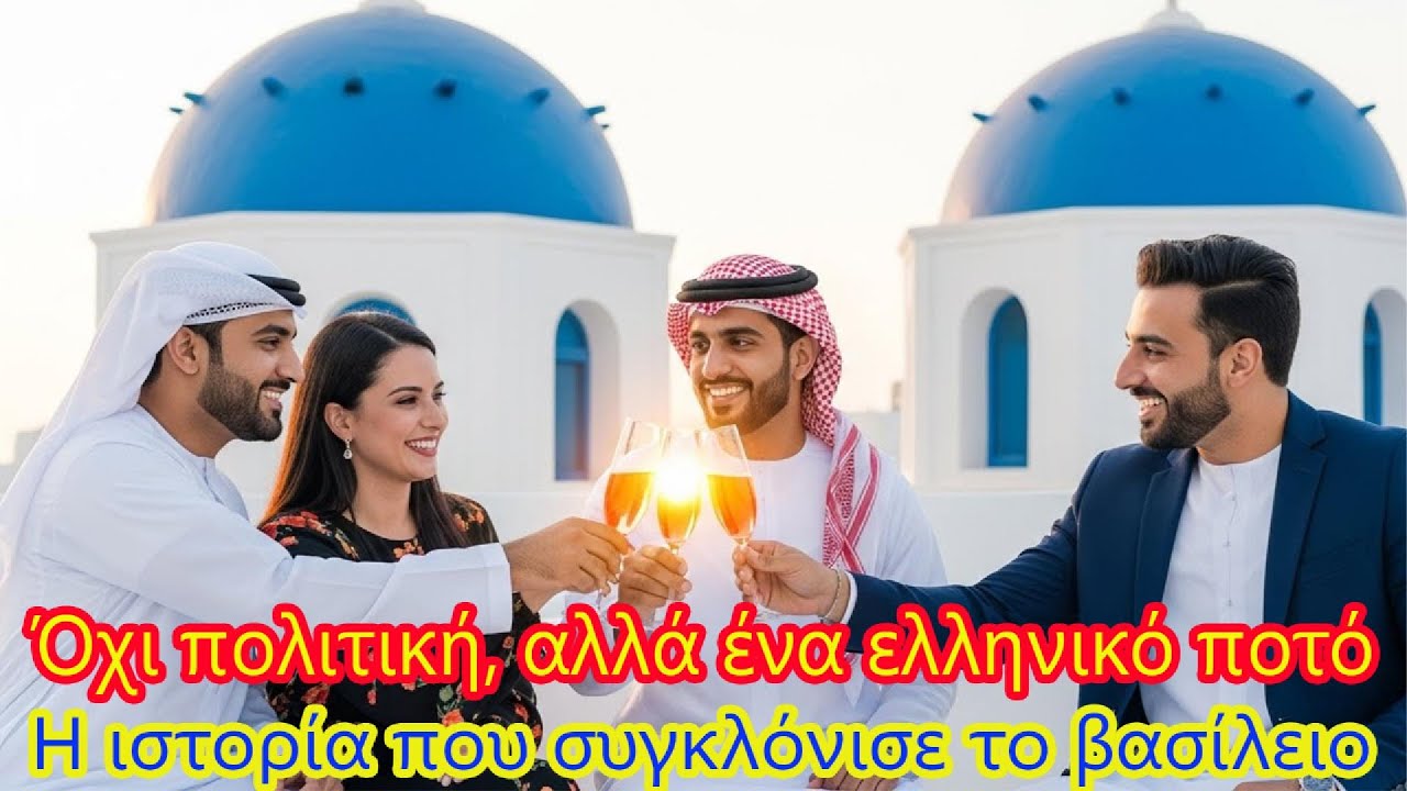 Η Σαουδική Αραβία ταράχτηκε από το ελληνικό Rakomelo· όχι πολιτική, αλλά το ποτήρι άλλαξε τα πάντα.