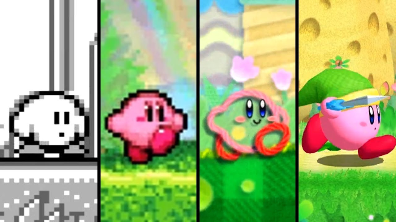 Evolution of Kirby in 2D Games (1992-2019) - YouTube