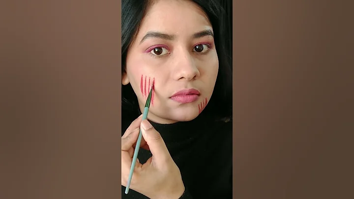 Halloween makeup with spoon #shorts #yobeauty #makeup