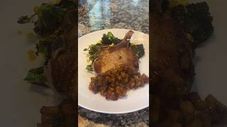 Pork Chops w/ Apple, Maple & Chili Chutney - #recipe in description