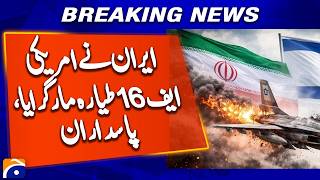 Iran Claims Us F-16 Shot Down Latest War Update