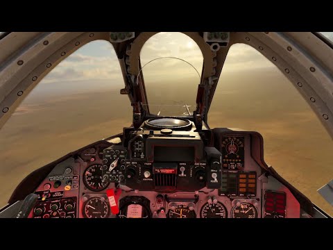 Видео: Вылет на Су-22М3 в VR шлеме в War Thunder. СБ режим.
