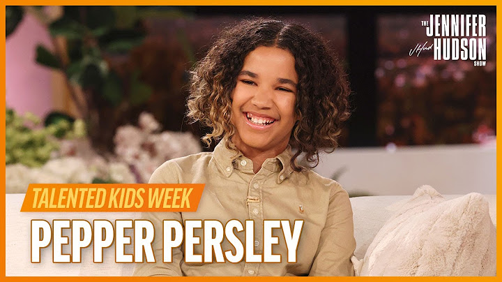 The Best of 11-Year-Old Reporter Pepper Persley on the Show