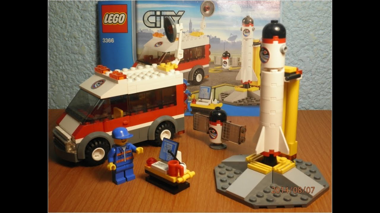 Lego City Satellite Launch Pad Set 3366 YouTube