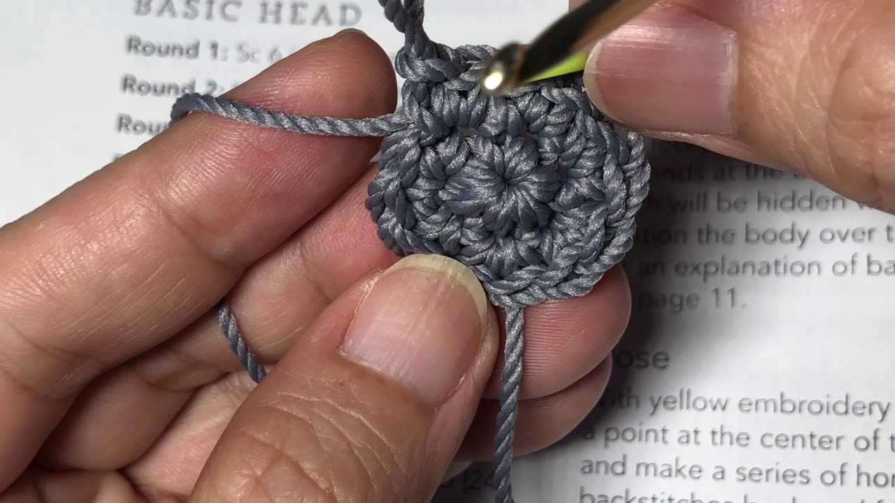 Membaca pola tulisan crochet #lingkaran - YouTube