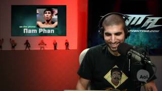 Ariel Helwani and Nam Phan - Steven Seagal