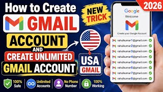 ✅Unlimited Gmail 💌 Account Without Phone Verification (2026) Unlimited Gmail Account Create gmail