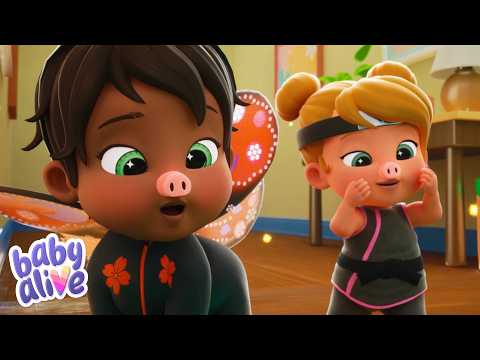 Three Little Piggies 🐷 Baby Alive Official 🍼 Story Cartoons for Kids ✨ Kids Videos 💕