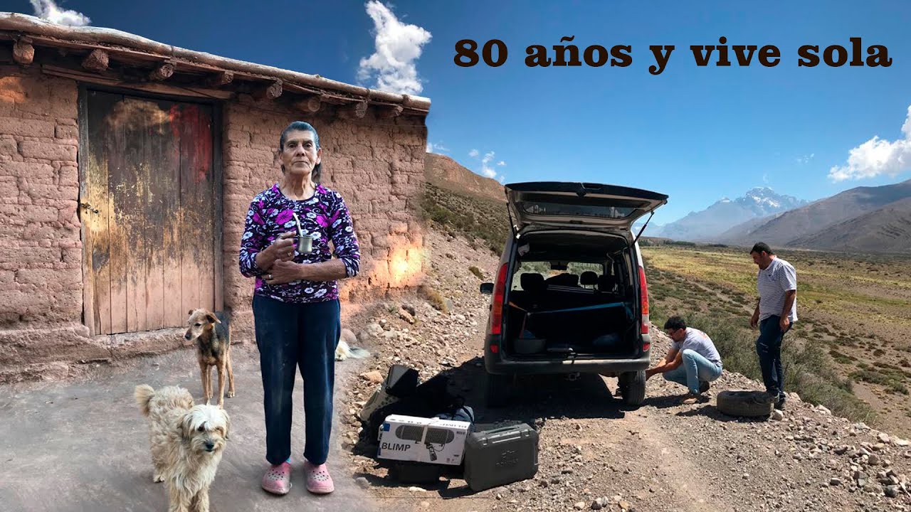 155 Vive sola al pie de la 🏔 Cordillera de Los Andes con 80 años.- Estancias y Tradiciones