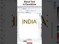 Blend Tool in Coreldraw😲#coreldrawtips#coreldraw#coreldrawtutorial#coreldrawx#coreldraw2021#shorts