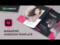 How to edit Magazine InDesign Template | Magazine Design