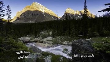 ماتيسر من سورة النمل - القارئ محمد اليحيى