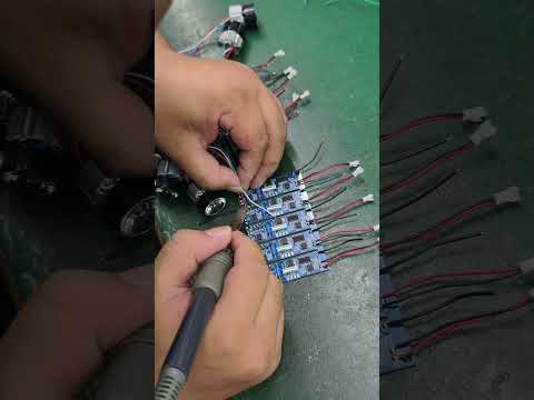 Video: hand-soldering a Xenopixel soundboard inside a lightsaber chassis