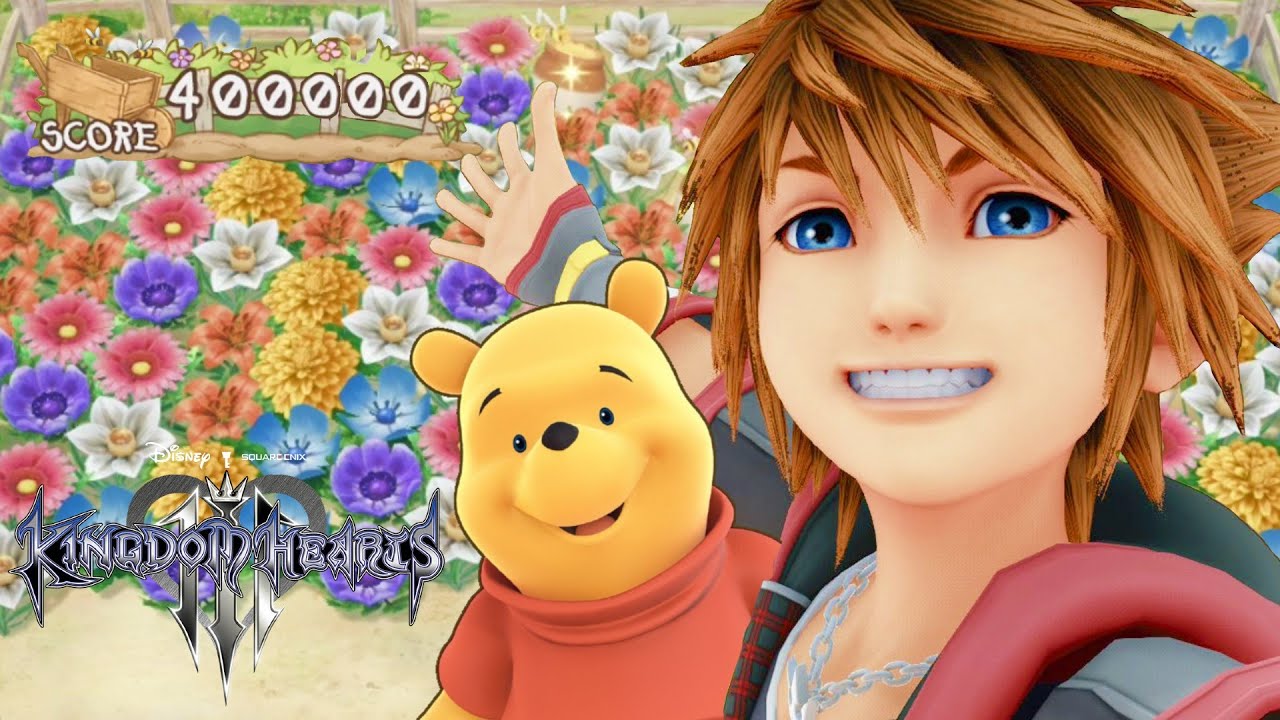 Kingdom Hearts 3] Achieve 400,000 points in the Honey Pot minigame
