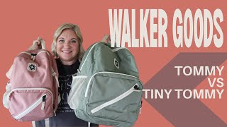 Walker Goods Tommy Pack vs Tiny Tommy Backpack