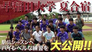 【いざ駅伝シーズンへ】早稲田大学の夏合宿を大公開📸