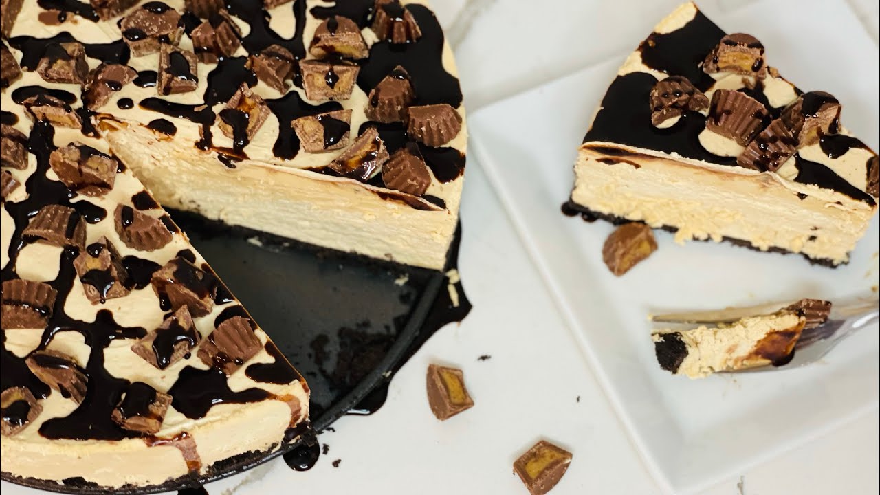 Reese’s Peanut Butter Cheesecake (NO-BAKE)