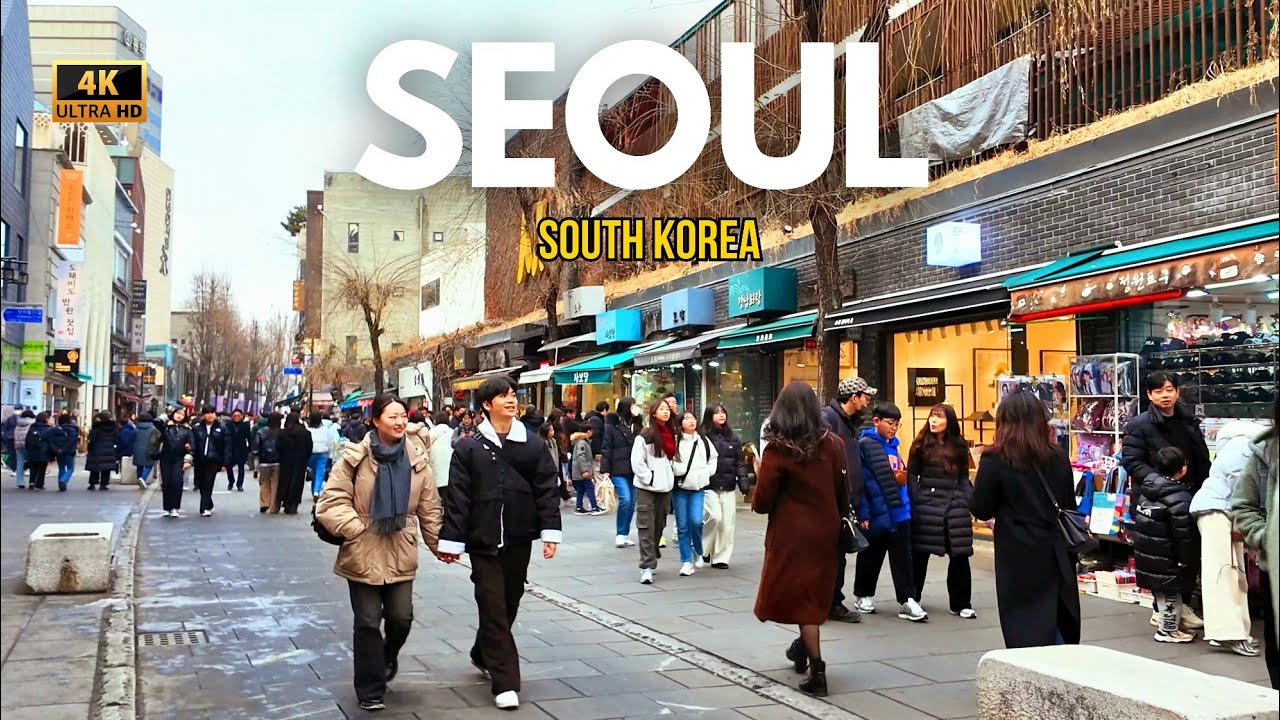 Afternoon Walk in Insadong SEOUL South Korea | Seoul Walking Tour