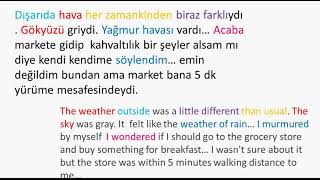 Turkish Short Stories- Reading Short Stories in Turkish- Past Simple Tense screenshot 3