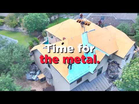 Steiner Ranch Home Gets a Standing Seam Metal Roof & Complete Exterior Makeover