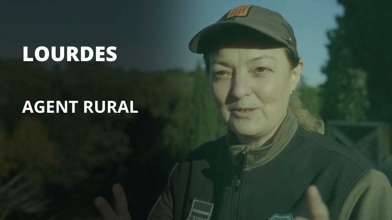 La Lourdes explica la seva tasca com a agent major  del cos d'Agents Rurals