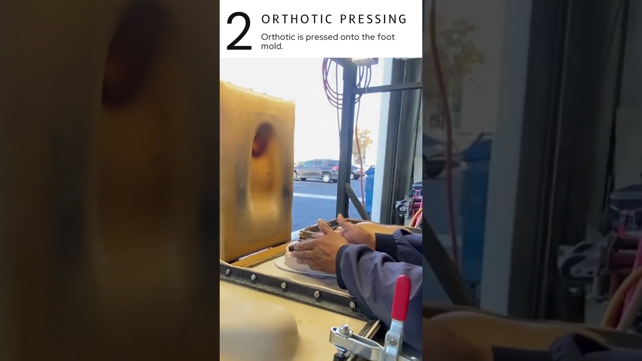 Custom Foot Orthotic Creation at Bio Orthopedic Lab in Santa Ana, CA. 