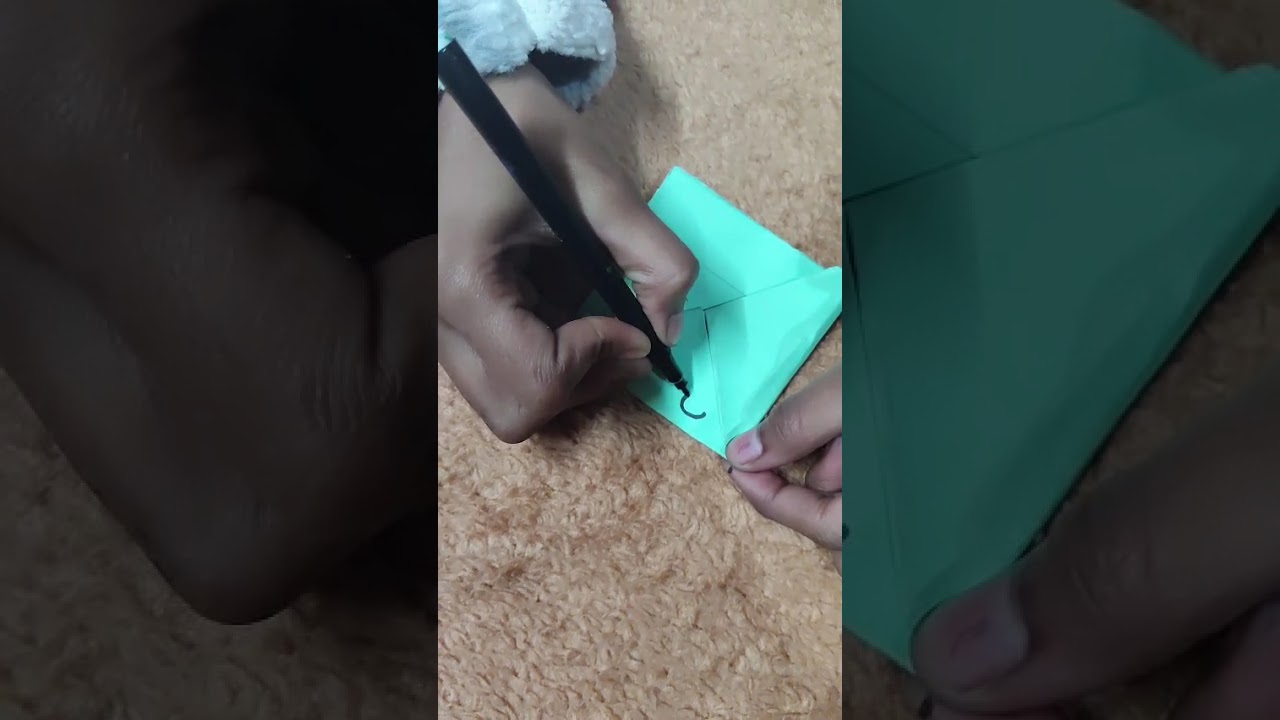 Diy easy paper bookmark # shorts#