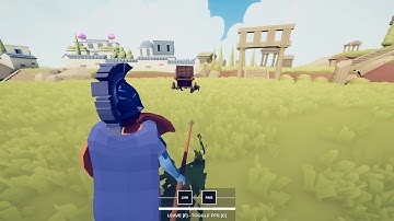 Totally Accurate Battle Simulator - Hoplite defeated Hwacha