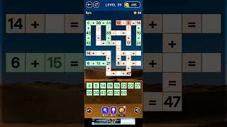 Zen Math Crossword Relax level 39
