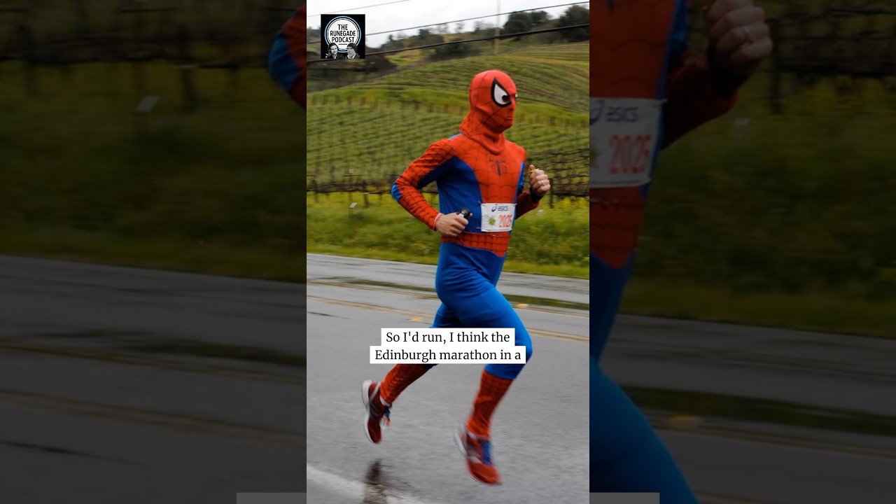 Fastest Marathon as a Superhero #run