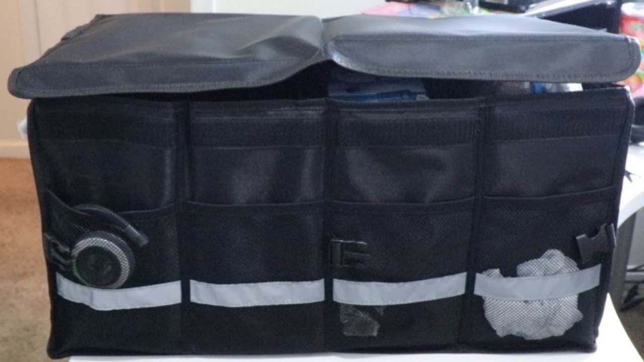 Car Storage Trunk Organiser Car Boot Storage Organizer Box with