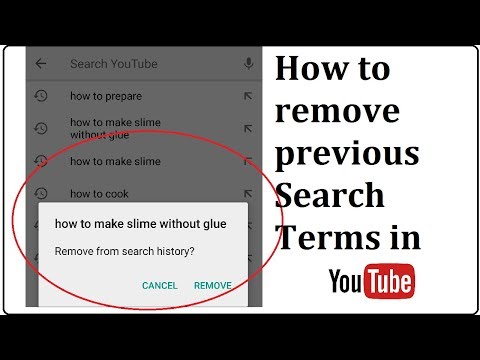 Video: How To Remove Words From The Search Bar