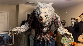 NEW FOR 2022 Morris Costumes MASSIVE 7ft Hulking Werewolf Life Size Animatronic Halloween Prop