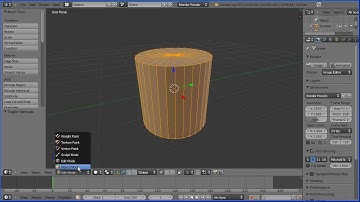 Blender Tutorial Changing the Cap Ends of a Cylinder (and Cone) from Ngons to Triangular Faces