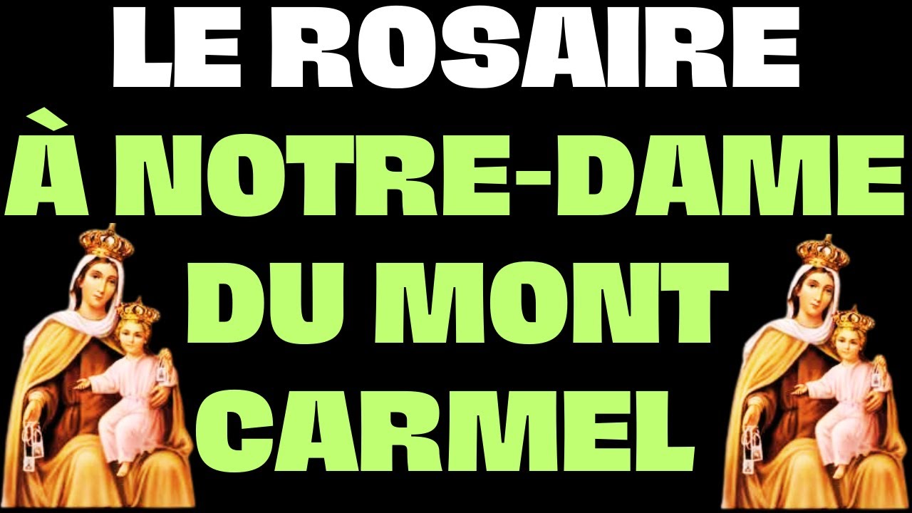 🔔𝐑𝐨𝐬𝐚𝐢𝐫𝐞 𝐚̀ 𝐍𝐨𝐭𝐫𝐞𝐃𝐚𝐦𝐞 𝐝𝐮 𝐌𝐨𝐧𝐭 𝐂𝐚𝐫𝐦𝐞𝐥 🔔 YouTube