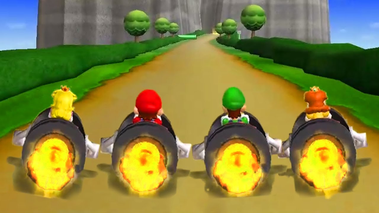 Mario Party 9 - Minigames - Mario vs Luigi vs Peach vs Daisy (Master Difficulty)