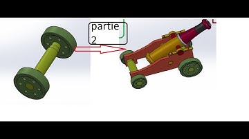 cannon assambly in solidworks tutorial#part 2