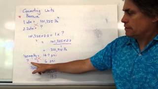 Converting Units -  Pressure and Temperature