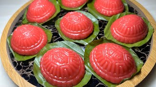 红龟糕 | 放隔夜也一样Q软的秘密食谱 | AngKu Kueh Recipe