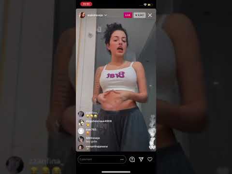 Malu Trevejo *moans* HOT on live