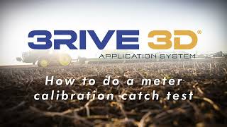3RIVE 3D® Application System Troubleshooting: How To Do A Catch Test